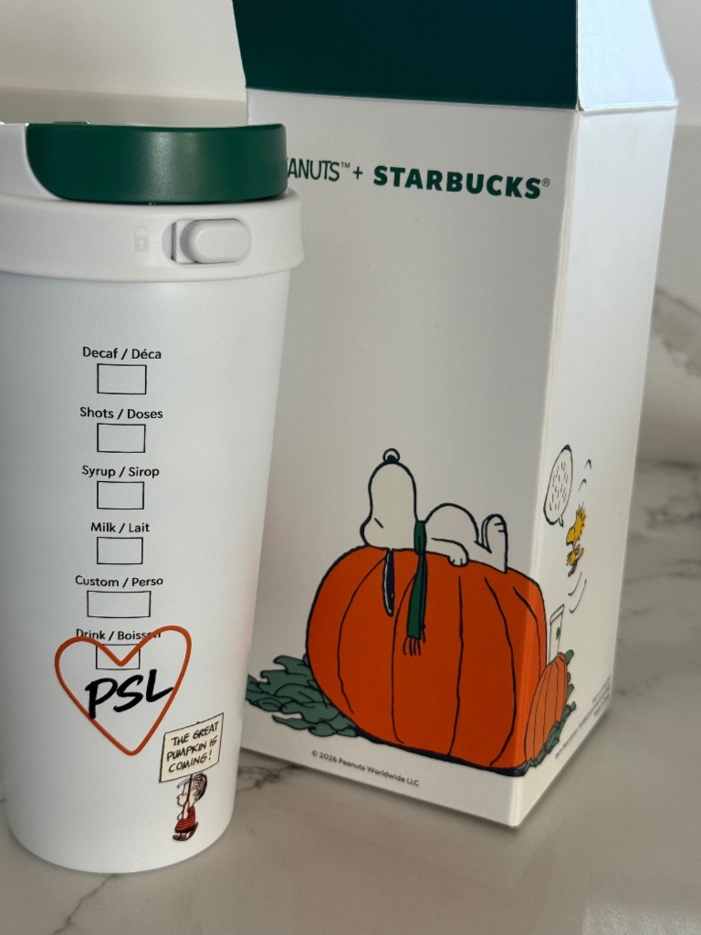 Snoopy X Starbucks Tumbler